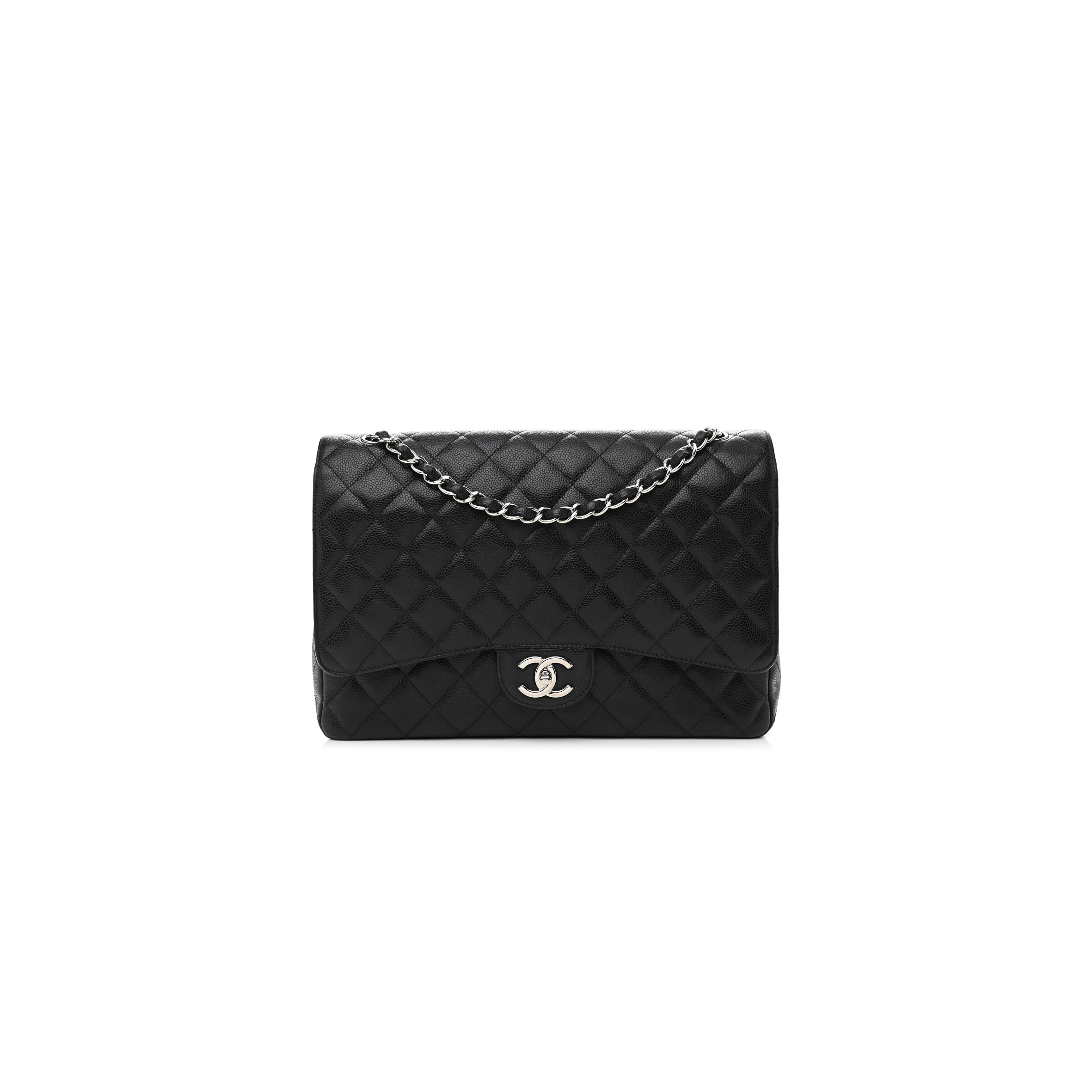 CHANEL CAVIAR QUILTED MAXI DOUBLE FLAP 1167370 (33*24*9cm)
